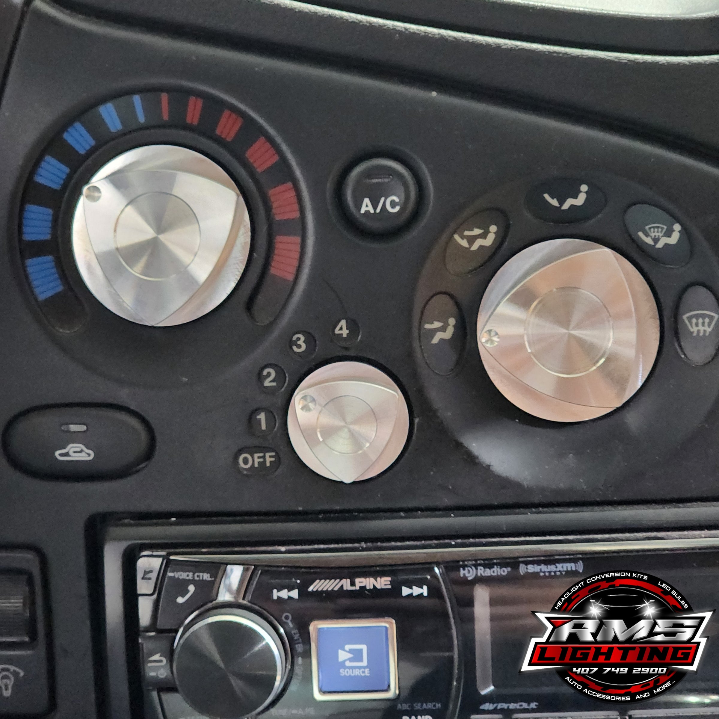 Radio Knobs And Air Condition Knobs